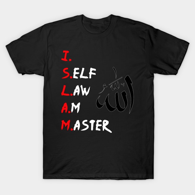 Moorish American T-Shirt I Self Law Am Master Tee T-Shirt by gdimido